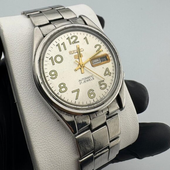 Seiko 5 Automatic 21 Jewels - Vintage Wrist Watch - Made in Japan - Picture 1 of 7